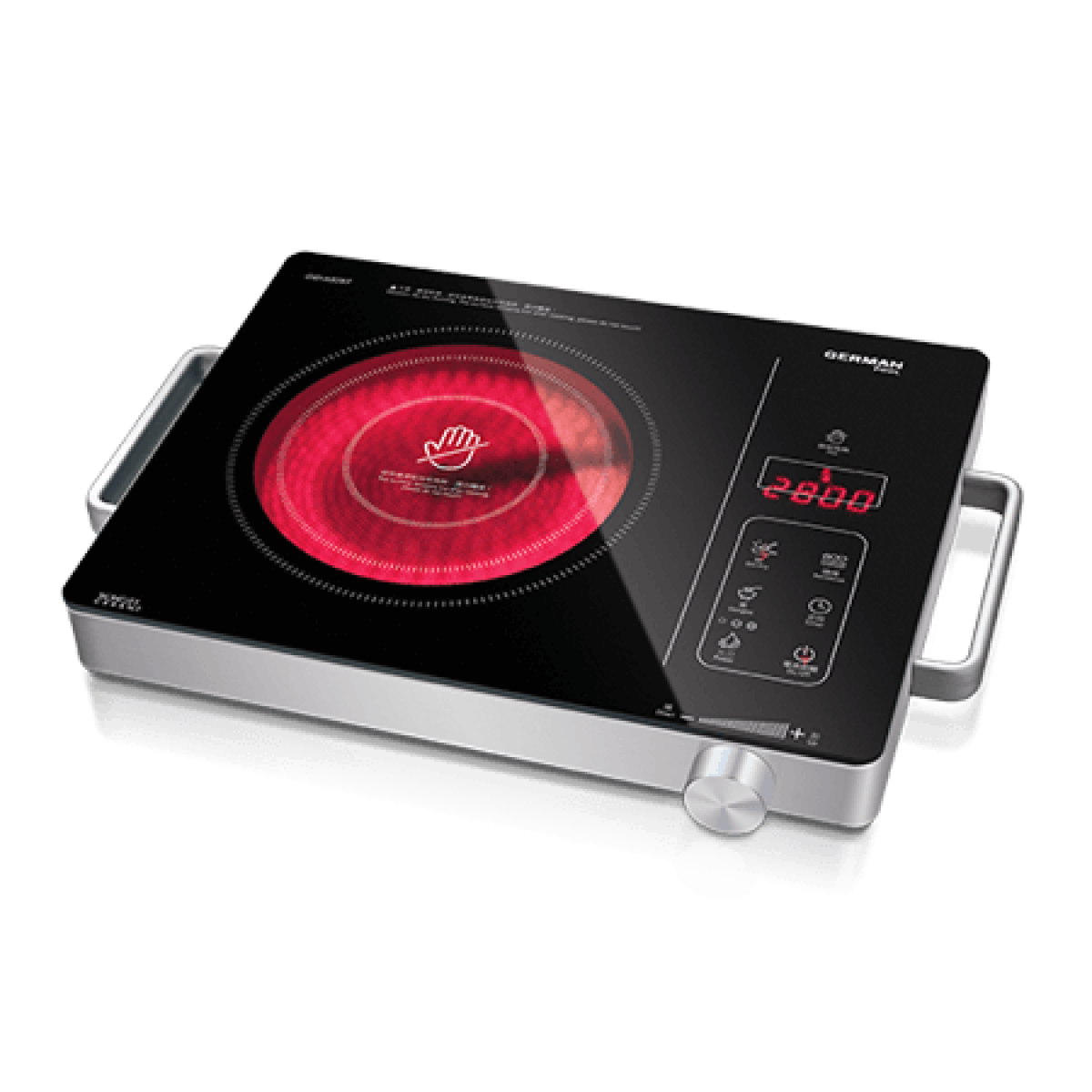 GERMAN POOL 德國寶 GID-AS28T 2800W座檯式電陶爐：高效、安全、兼容廣泛